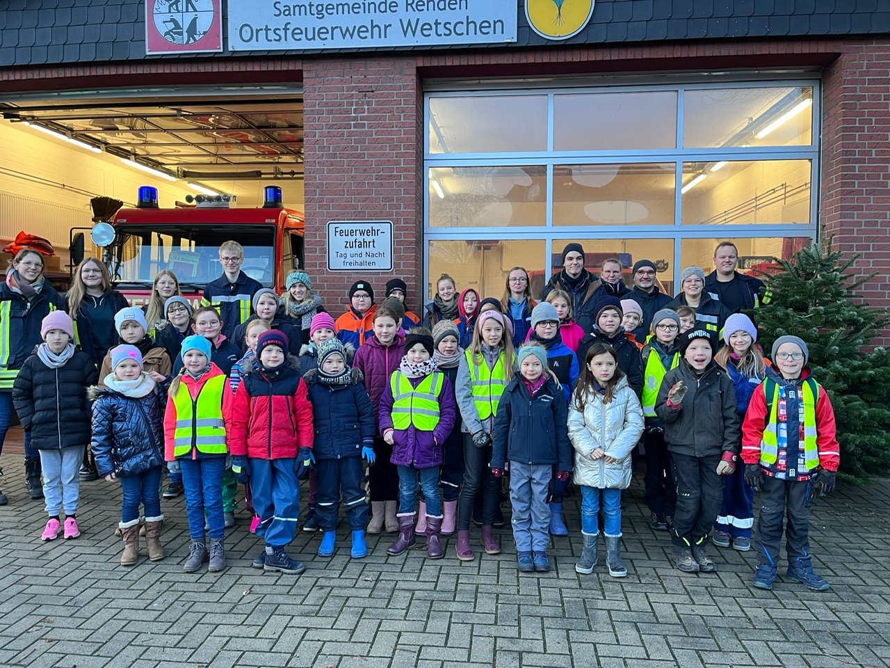 Tannenbaumsammelaktion 2023 Feuerwehren Der Samtgemeinde Rehden